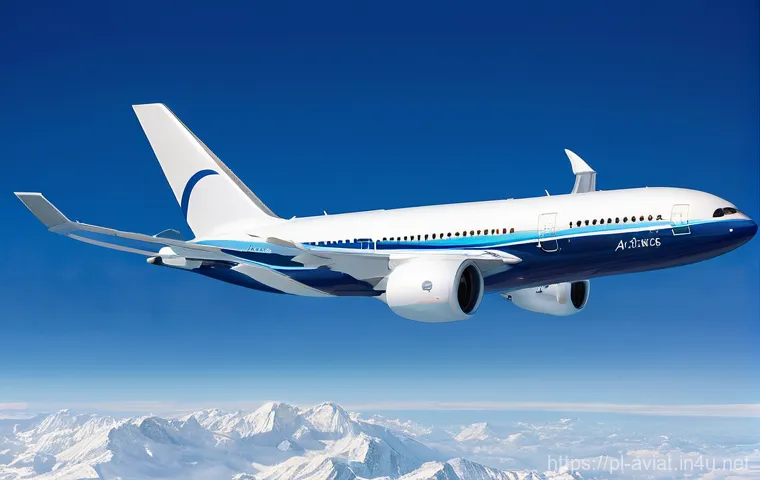 항공기 조종 원리 - **Prompt 1: The Four Fundamental Forces of Flight**
"A majestic, modern passenger jet, similar t...